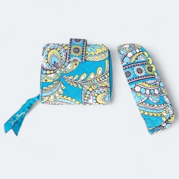 Vera Bradley Wallet and Matching Eyeglass Holder - Picture 1 of 16